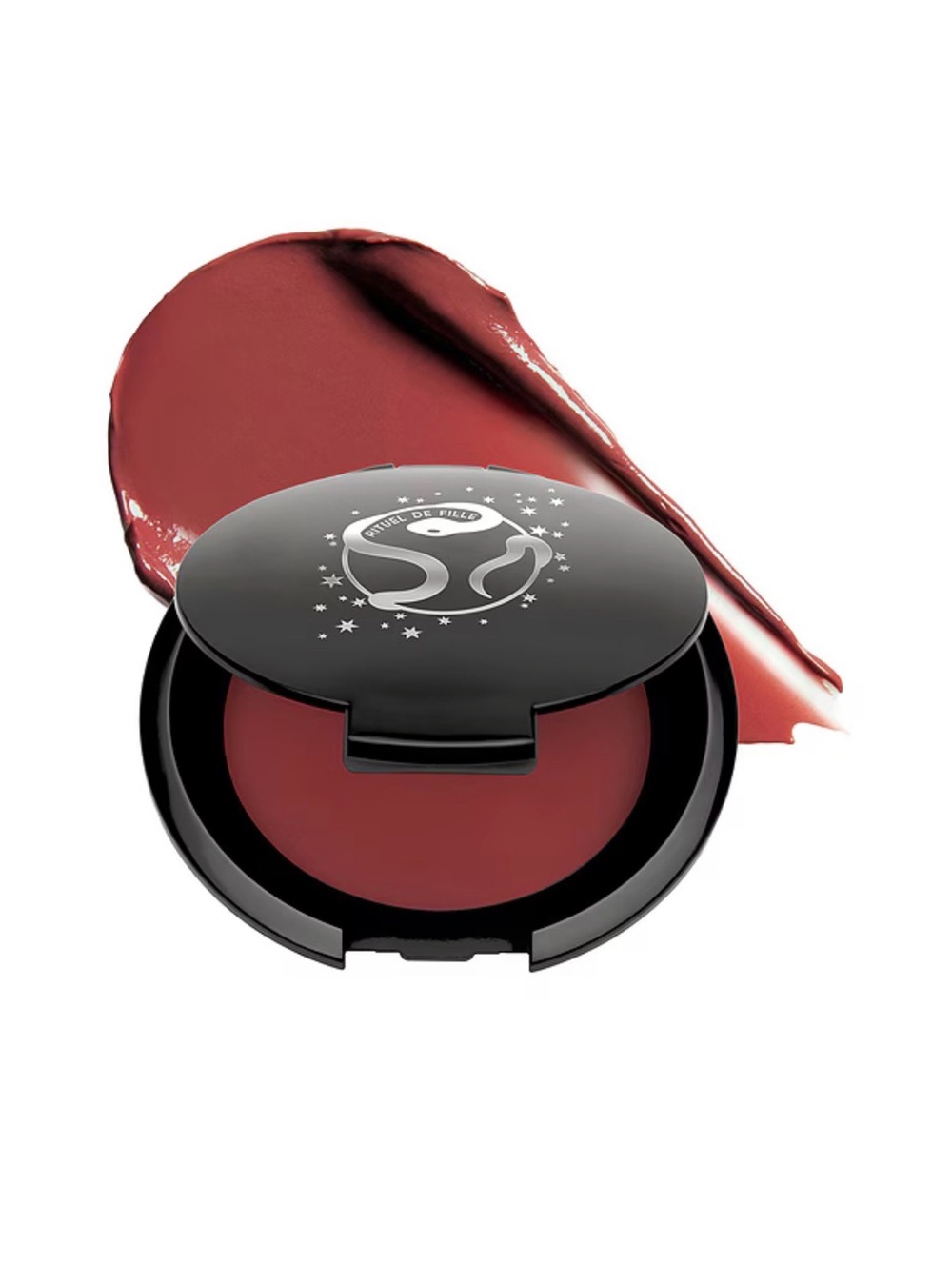 Rituel de Fille color nectar pigment balm in Ghost Flower antique rose shade